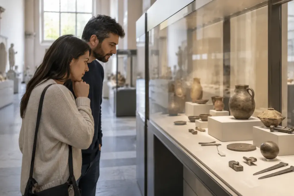 AI-illustration til: Gør en museumsdag til din egen undersøgelse